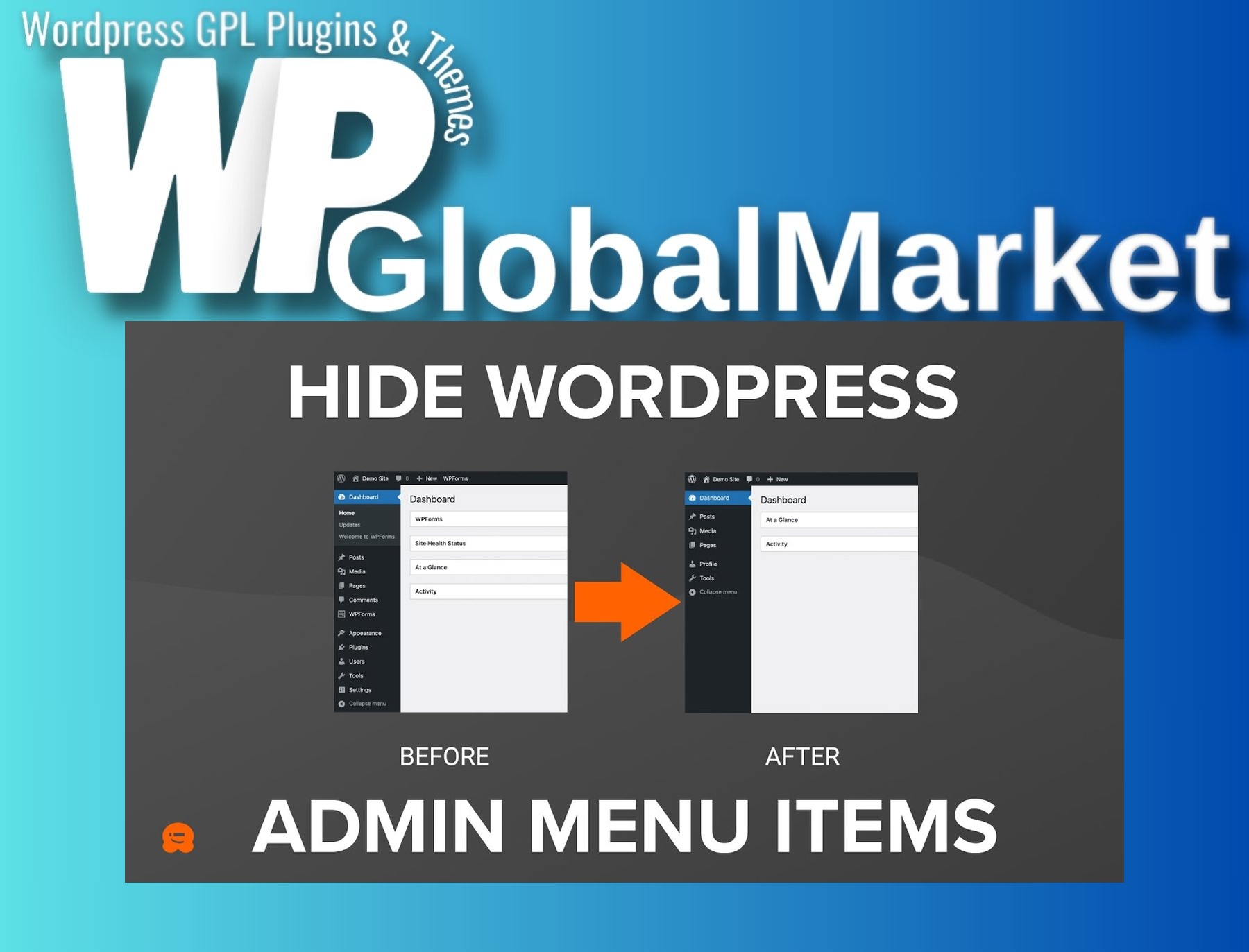 WordPress Hide Admin Menu